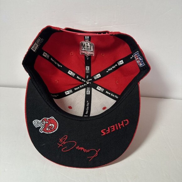 New Era Kansas City Chiefs NFL 9FIFTY Embroidered Hat and Brim Snapback Cap NWT - Picture 9 of 9